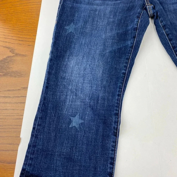 Cabi Jeans Denim Slim Boyfriend Celebrity Wash Stars Raw Hem Stretch Womens 8 - Picture 3 of 10